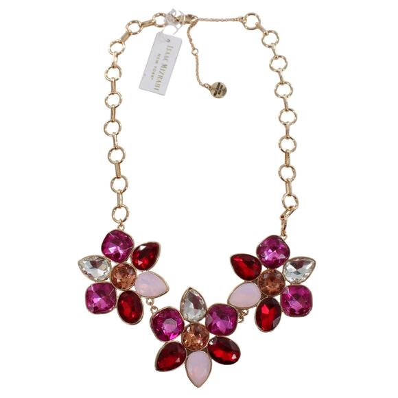Isaac Mizrahi New York Flower Statement Necklace MSRP $36 #MZ19 - Picture 1 of 2